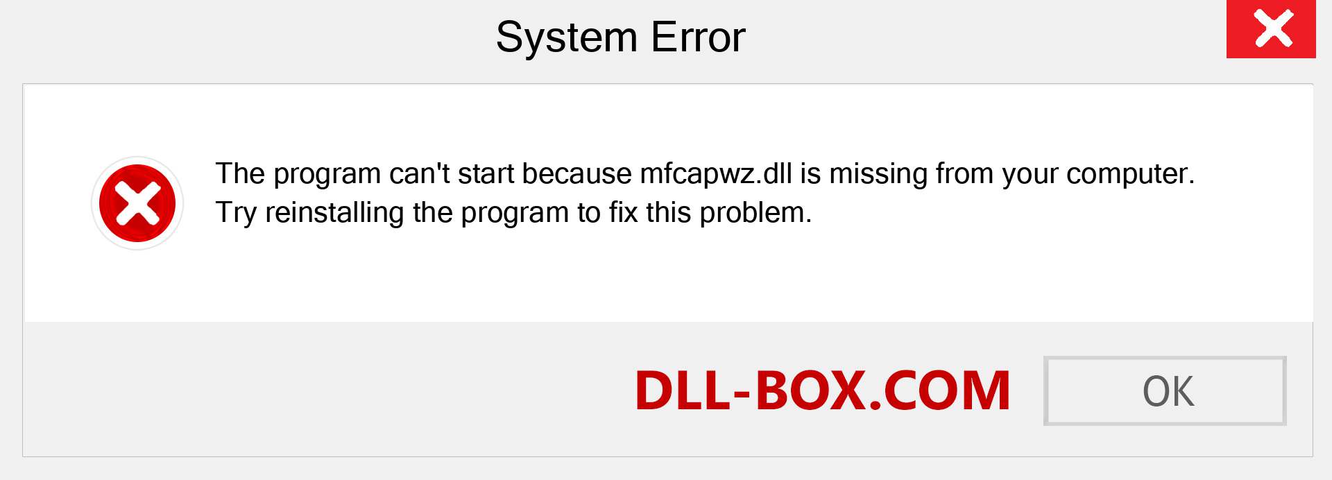  mfcapwz.dll file is missing?. Download for Windows 7, 8, 10 - Fix  mfcapwz dll Missing Error on Windows, photos, images